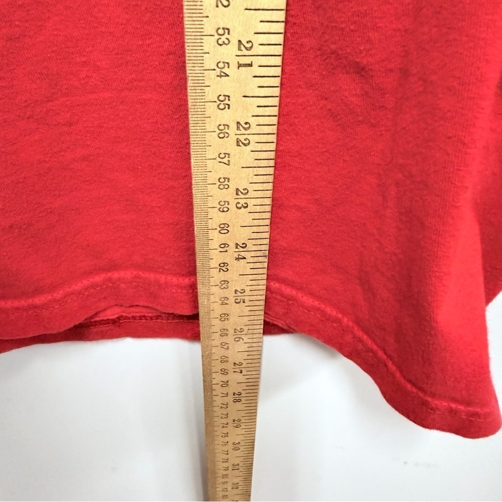 Champion 90's Vintage 100% Cotton T-Shirt Red Size Medium - Picture 9 of 10